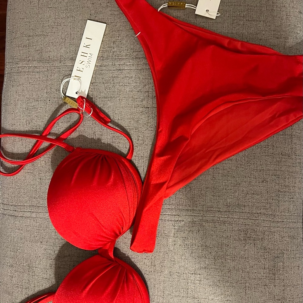 Meshki Ruched Balconette Bikini Set - Picture 4 of 4